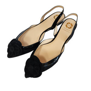 Monet Flat Black Shoes, Women's Size 9.5